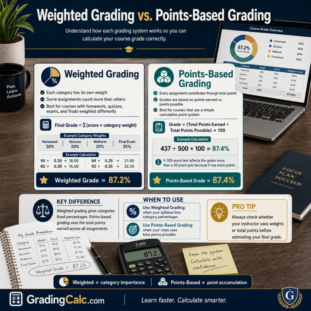 Weighted Grading vs. Points-Based Grading