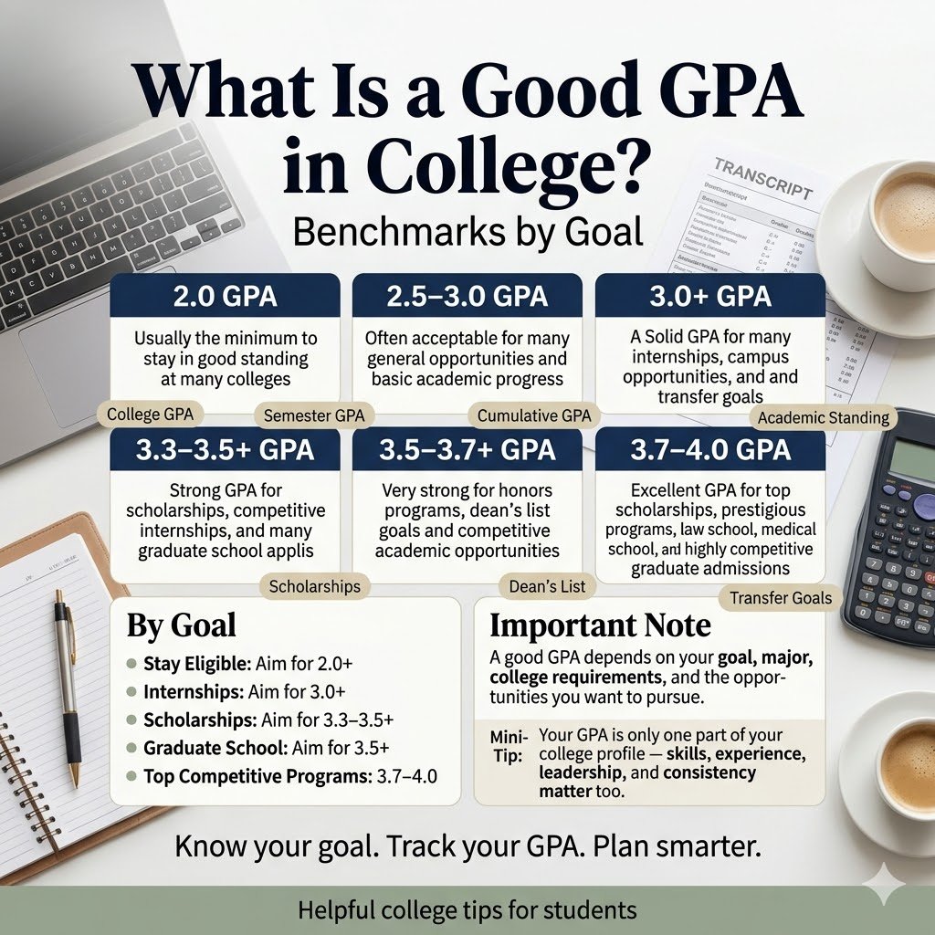 What Is a Good GPA in College? (Benchmarks by Goal)