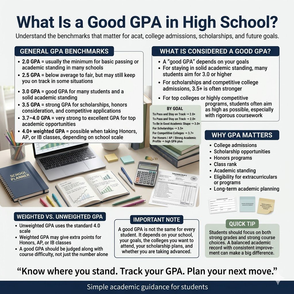 What Is a Good GPA in High School?
